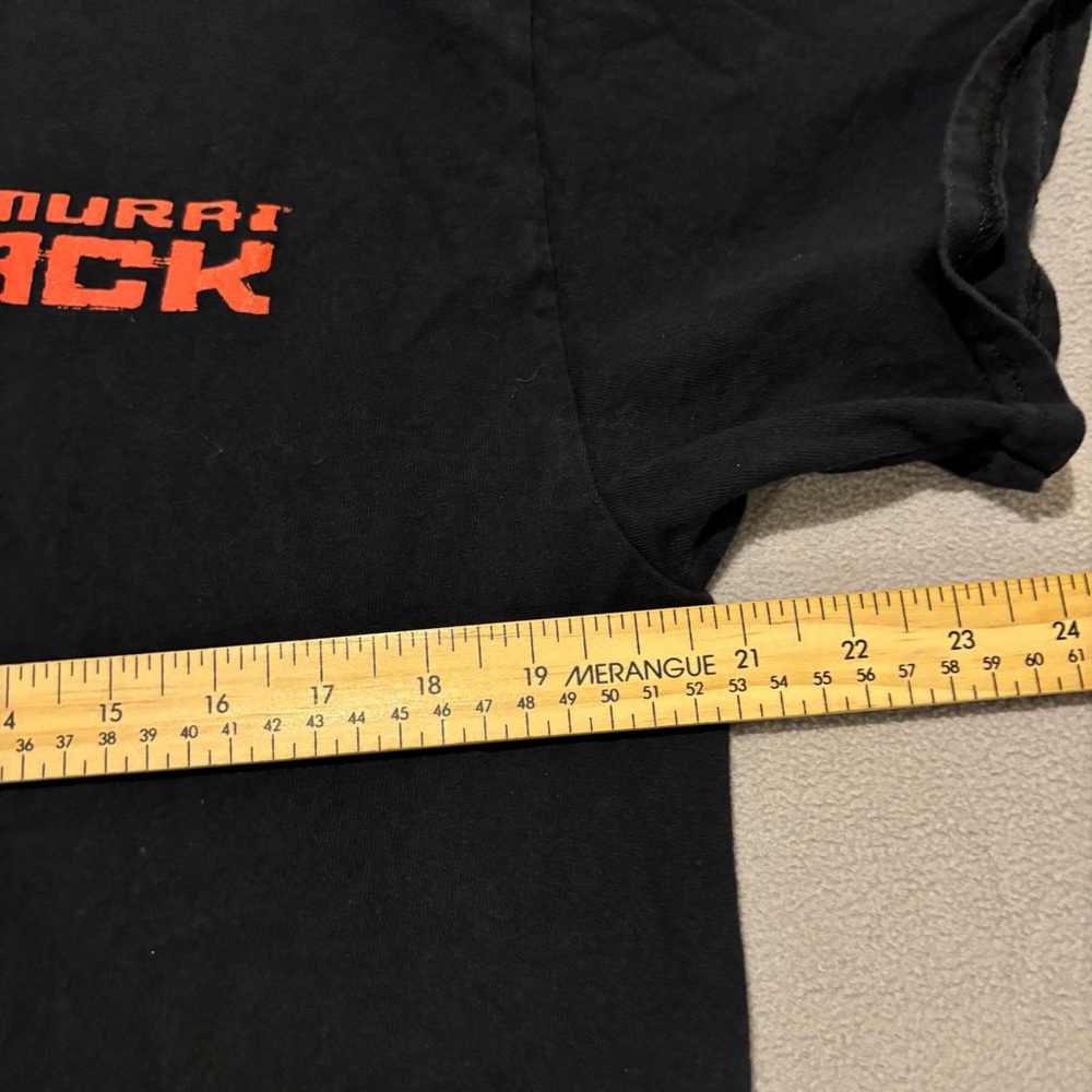 Sammurai‎ Jack T Shirts Size L Black Short Sleeves Aku Graphic Cartoon Network - Picture 4 of 5
